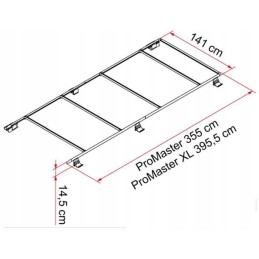 Ducato Fiamma roof rails