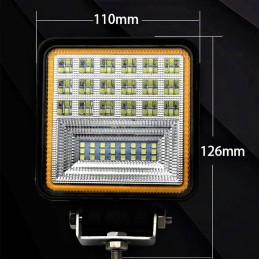 Work lamp LED panel halogen 126W forklift