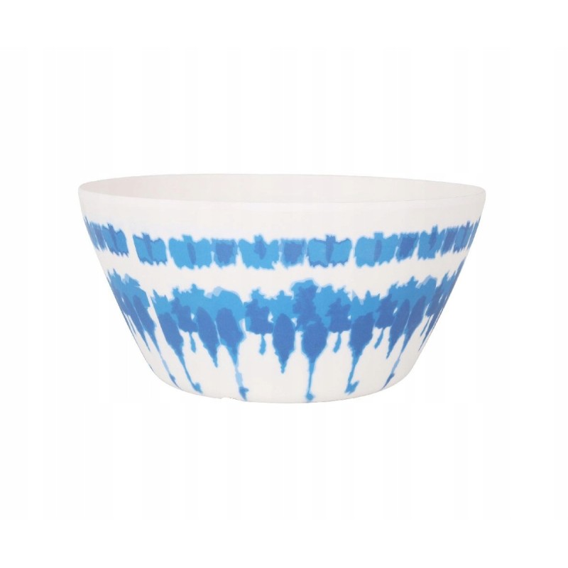 Blue melamine salad bowl, 25 cm