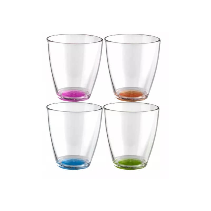 4 colorful Brunner Tahiti camping glasses 0 2l