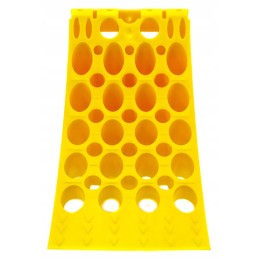 Truck wheel chock g53 yellow plastic 470x201x225