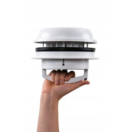 Maxxfan dome plus led wall mounted roof fan 12v white maxxair