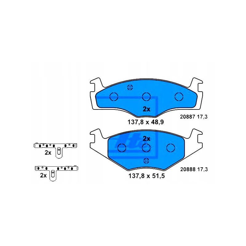Seat Cordoba Cordoba Vario Ibiza Brake Pads
