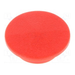 5 pcs x CLIFF - CL1734 - Cap, plastic, push-in, red, K21