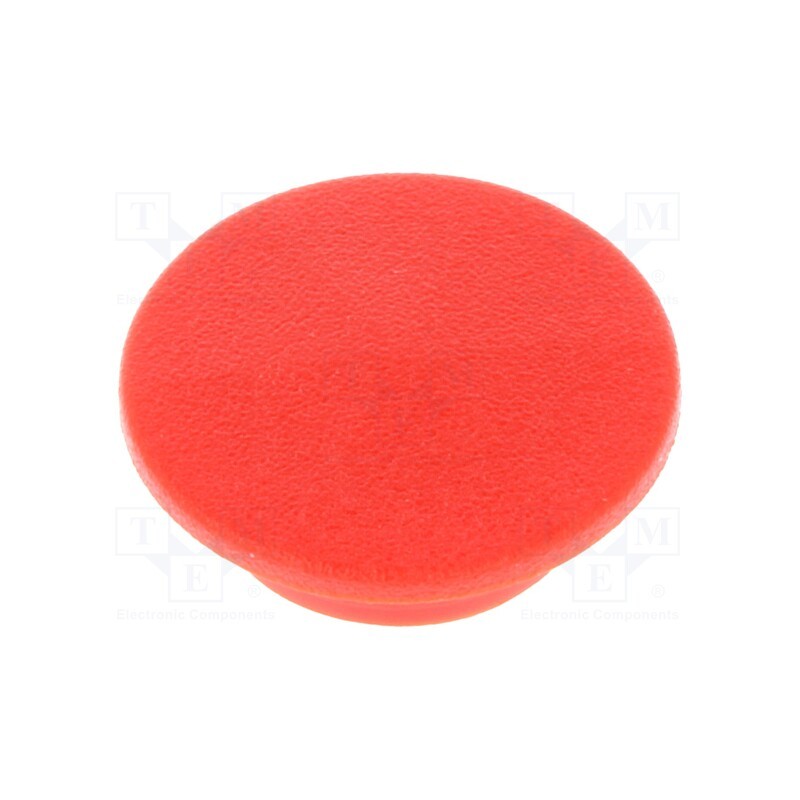 5 pcs x CLIFF - CL1734 - Cap, plastic, push-in, red, K21
