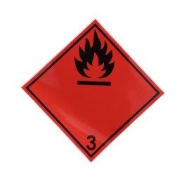 Adr sticker flammable liquids 250 x 250
