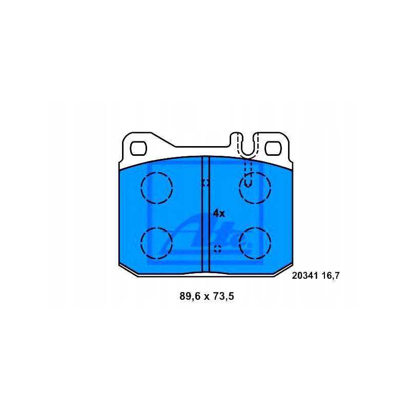 Brake pads Mercedes Coupe C123 Kombi T mod