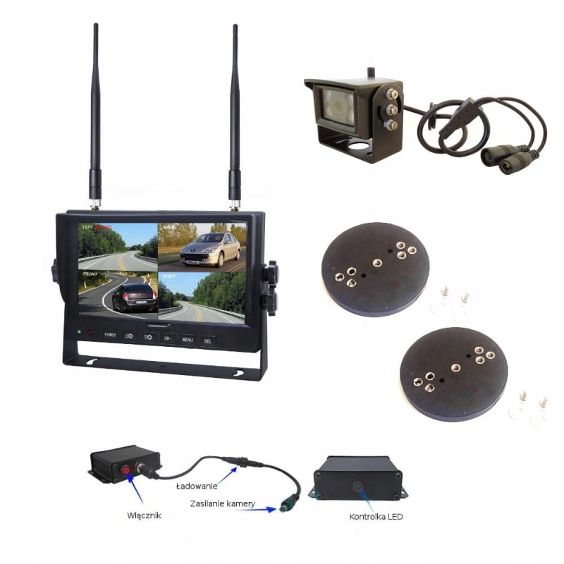 Wireless magnet forklift kit