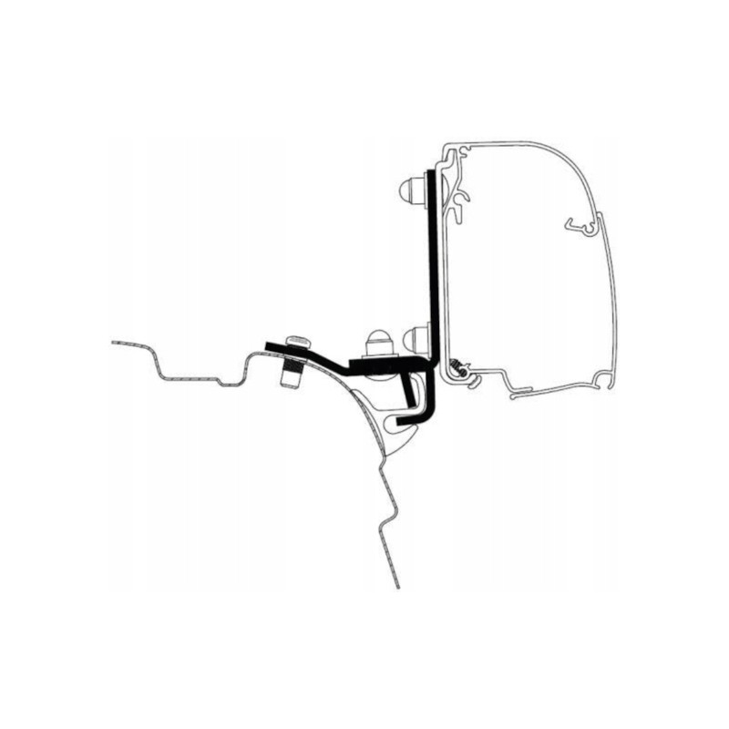 Awning adapter thule 4200 vw t5 t6 brandrup kr