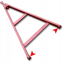 Trailer drawbar pin with nut hl6011 hl8011