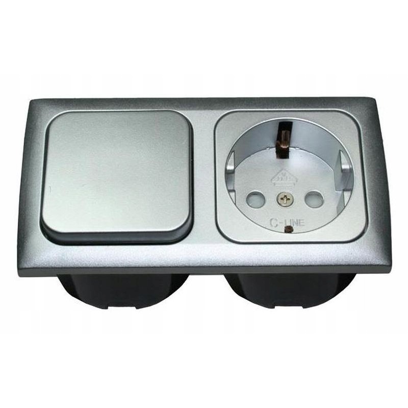 Camper switch, socket frame, haba