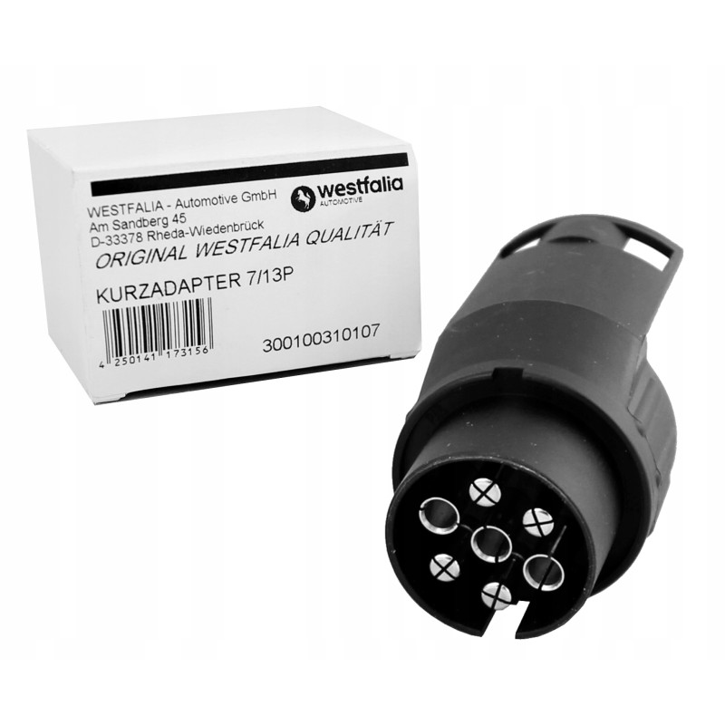 Adapter for trailer power hook 7 13 Westfalia