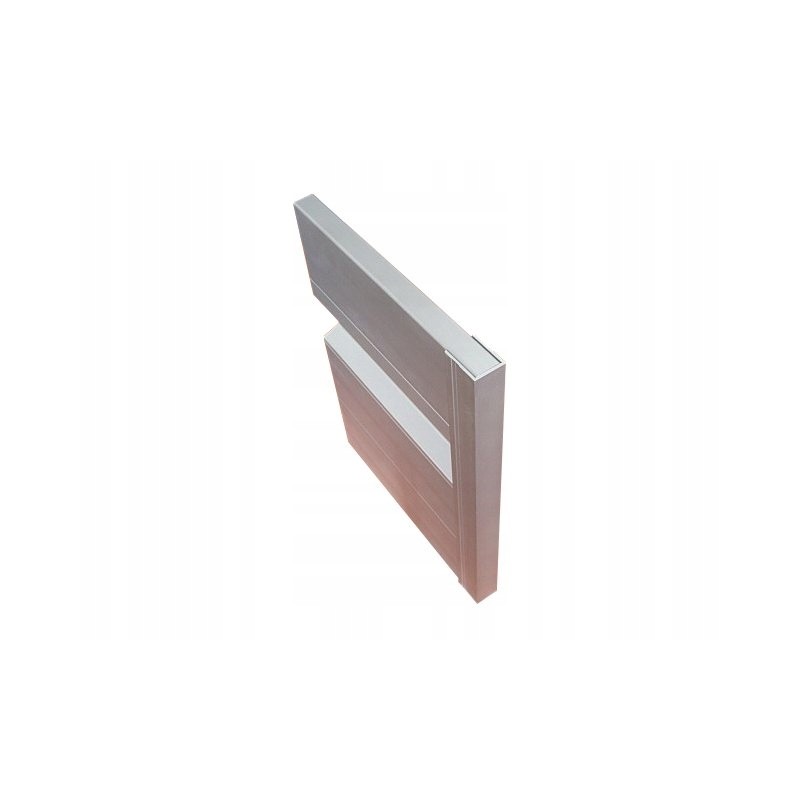 Closing profile for aluminum side, type C, 25mm