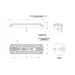 White LED marker lamp, quality