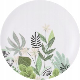 Flora melamine dessert plate, set of 6