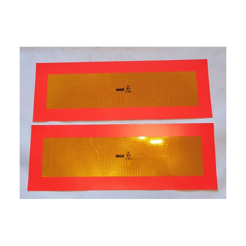 Sticker distinguishing reflective rectangles, 2 pcs