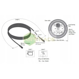 Orlaco mast cable 20m 4p 0301831