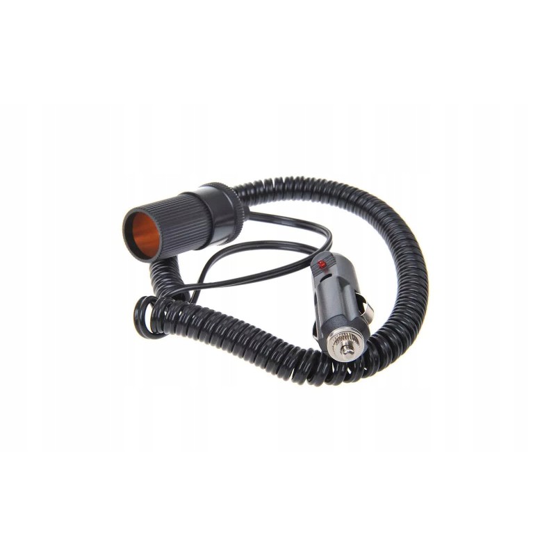 Spiral extension cable 3 meters 12 24 v and wh