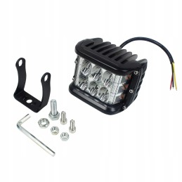 Halogen 36w 12 led searchlight strobe work lamp