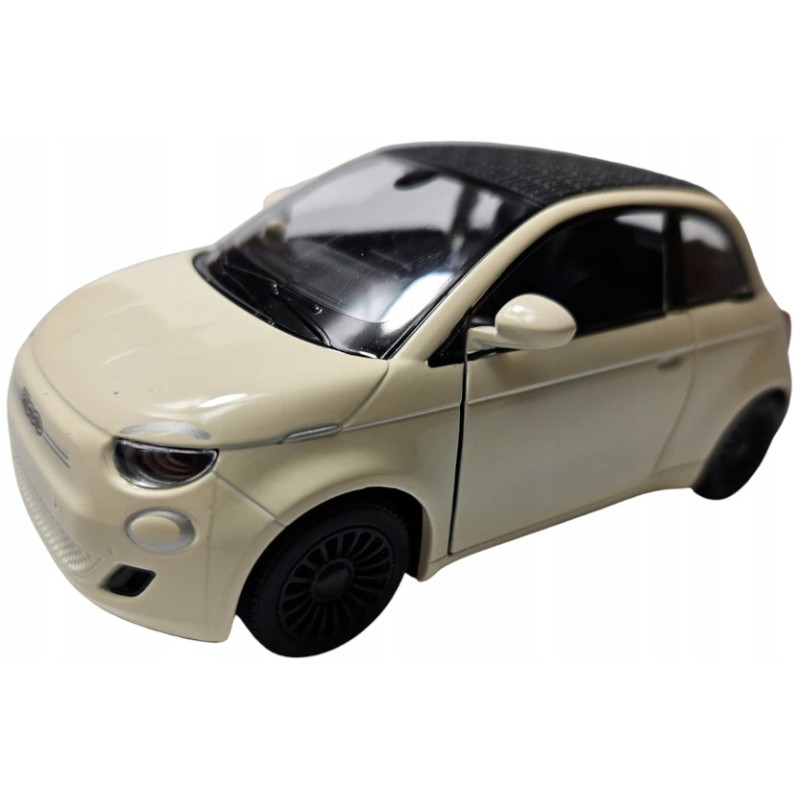 Fiat 500e toy car with drive, scale 1-28