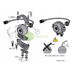 Orlaco camera famos 129 pal 0171000