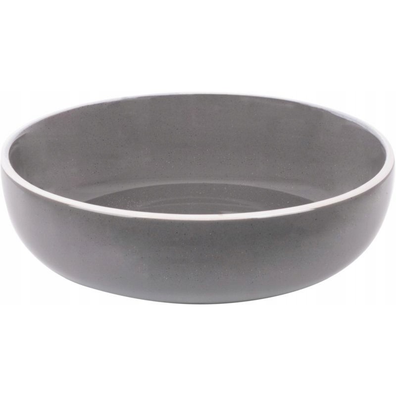 Deep melamine plate for camping, dolomite brunner