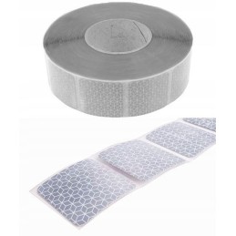 White contour reflective foil tape
