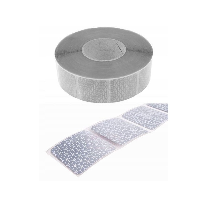 White contour reflective foil tape