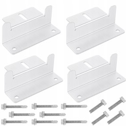 Mounting brackets for solar photovoltaic panels