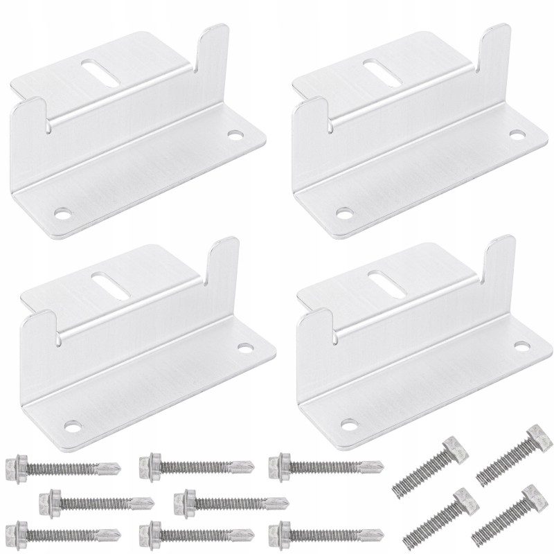 Mounting brackets for solar photovoltaic panels