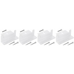 Mounting brackets for solar photovoltaic panels