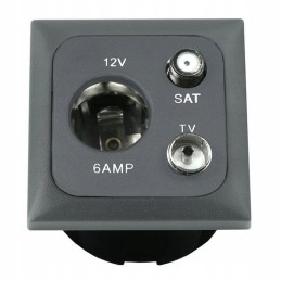 12v socket with a flap for a camper and a Haba trailer
