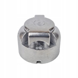7 pin socket for a round aluminum trailer hitch
