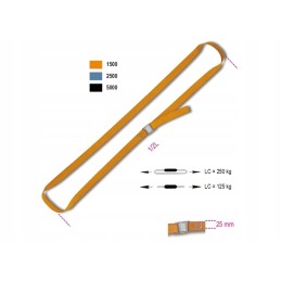 Beta fastening belt with buckle, clamp 250kg 2 5m