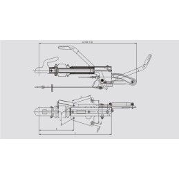 Overrun device - overrun brake for Knott 2000kg trailer