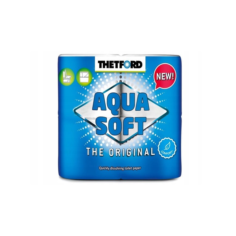 Thetford toilet paper 4 rolls aqua soft turism