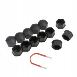 Plastic car wheels, bolt covers, wheel nuts, 20 pcs