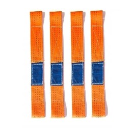 4 harness straps for Lohr tow truck, orange