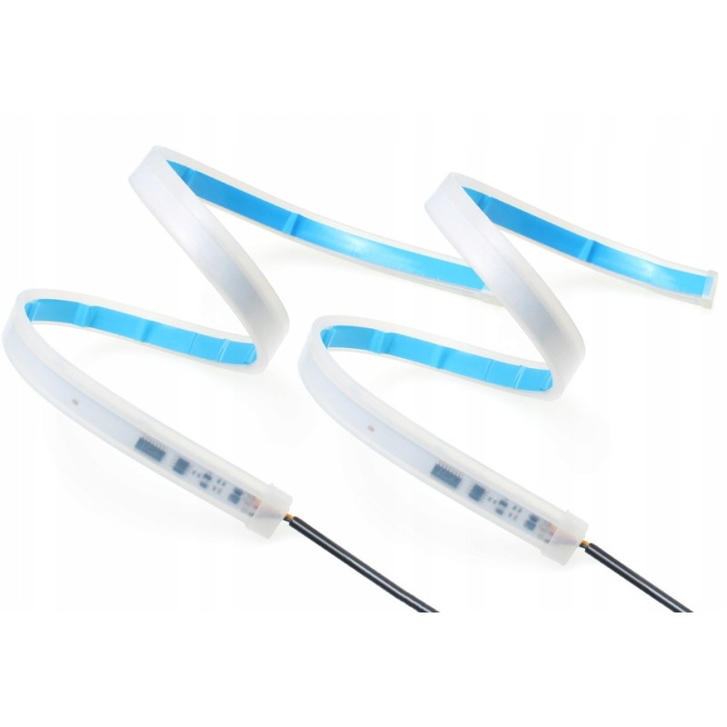 2in1 LED daytime running lights floating turn signal 60