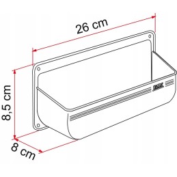 Polka universal wall pocket for camping