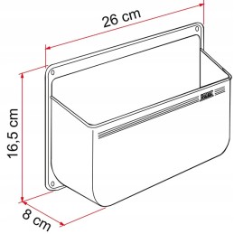 Polka wall pocket, universal for camping l