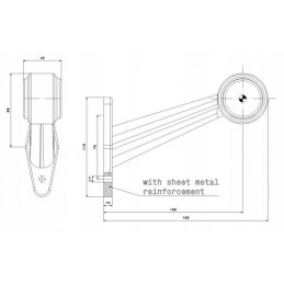 LED marker lamp type e mzh