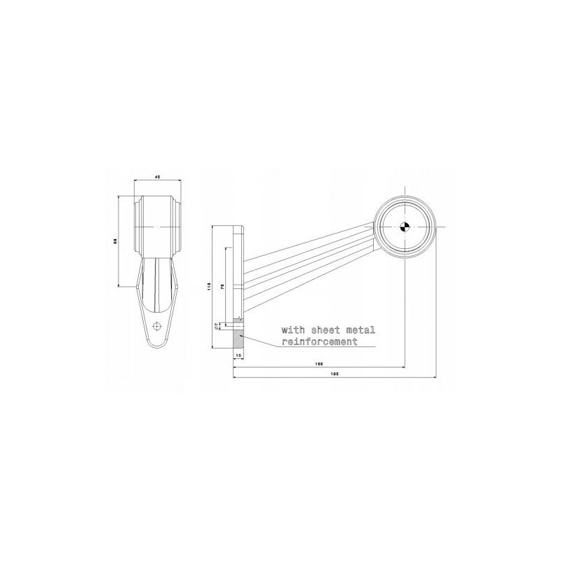 LED marker lamp type e mzh