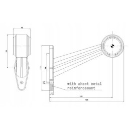 LED marker lamp type e mzh