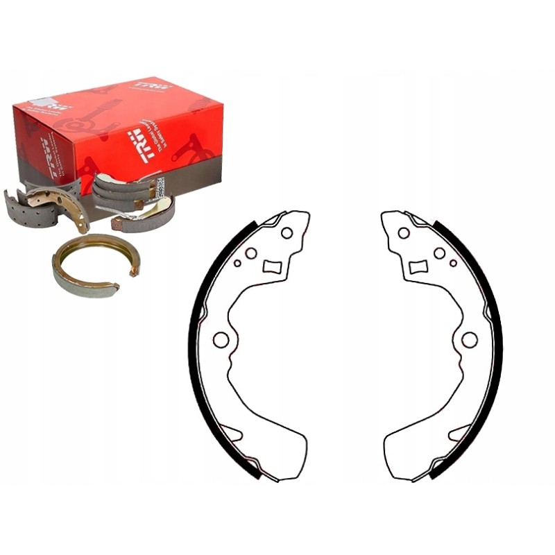 Daihatsu Applause and Applause II brake shoes
