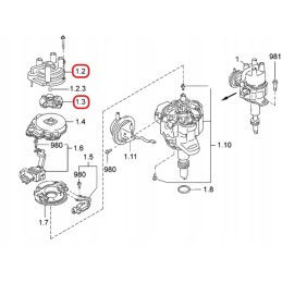 Dome finger ignition cables Nissan K15