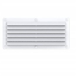 White ventilation grille 264x126 mm