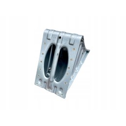 Metal wheel chock with a large aluminum handle