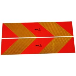 Short signboard for heavy vehicles, 2 pcs