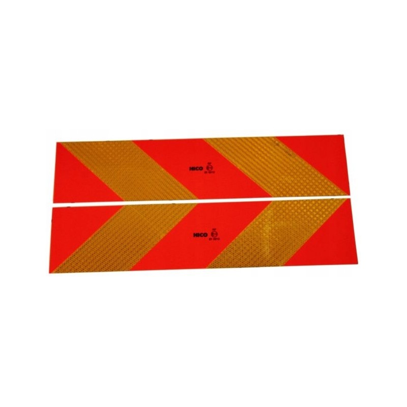 Short signboard for heavy vehicles, 2 pcs